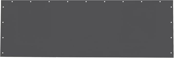 10 * 20 FT Carport Replacement Tarp Canopy, Sidewall kit Panel Set of 4, 180G PE Waterproof & UV Protected Replacement Sidewall Cover, Gray