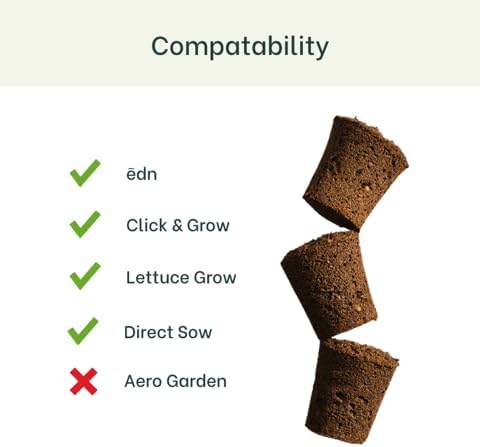 Taquito Pepper - Complete Seed Pod Plugs with Plant Food - 10 Pods for Hydroponic Gardens, Click and Grow, Lettuce Grow and Outdoor Gardens