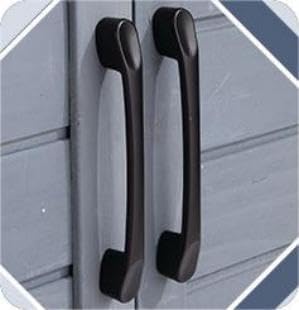 Garvee Outdoor Potting Bench Table, Wooden Gardening Furniture with Metal Tabletop and Storage Cabinet, Horticulture Workstation with Adjustable Shelf for Garden, Patio, Backyard, Greenhouse