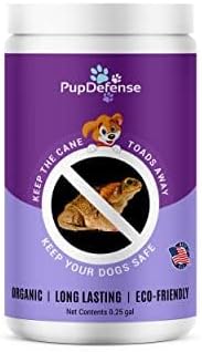 Granules - Cane Toad/Sonoran Desert Toad Deterrent - Keep Cane Toads Away and Your Dog Save (1/4 Gallon)