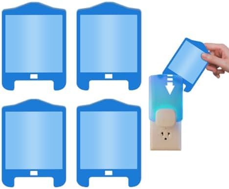 ZVVN 4 Pack Refill Cartridges Kit for Plug-in Blue Light, for Stem Light, Replacement Glue Cards (4 Pack)