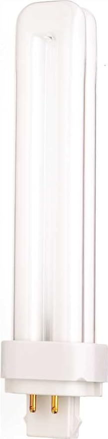 Satco S8337 2700K 26-Watt G24q-3 Base T4 Quad 4-Pin Tube for Electronic and Dimming Ballasts,Warm White, 1 Count (Pack of 1)