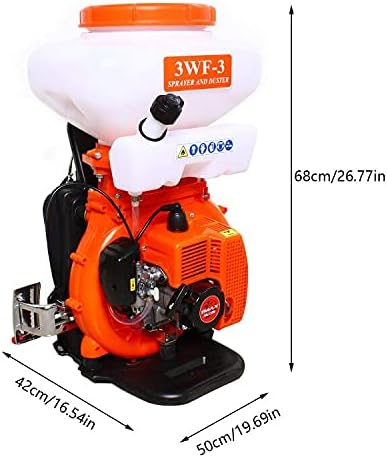 Gas Powered Backpack Fogger, Portable Sprayer Fogger Machine, Garden Sprayer Machine Mist Blower with 14L Tank, for Sanitation Spraying, Greenhouses