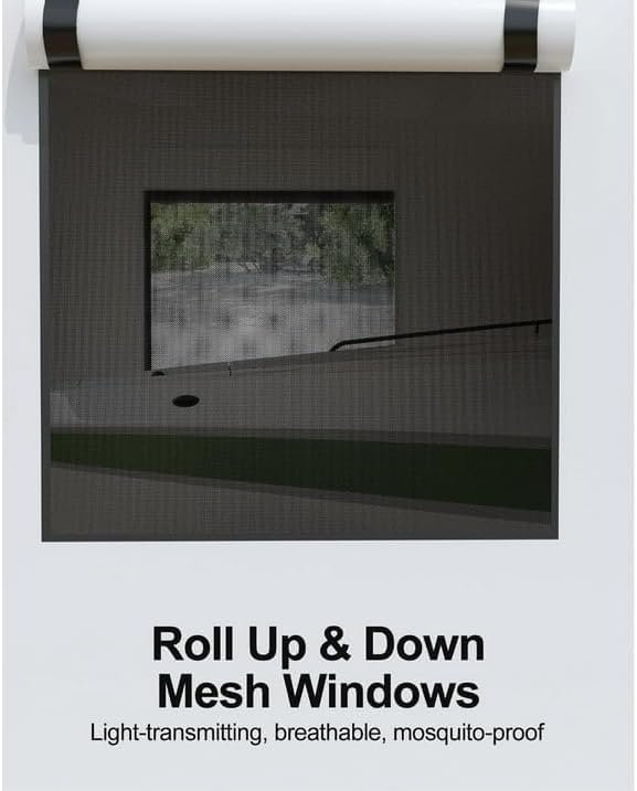 Garvee 13x20 Heavy Duty Carport Canopy, Galvanized Steel Frame Car Port with Waterproof PE Tarp, 4 Doors & 4 Windows, All Weather Portable Garage for Car Boat Truck, White