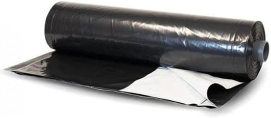 Farm Plastic Supply - Silage Tarp Black/White Plastic Sheeting - 5 Mil (50' x 20') - Heavy Duty Polyethylene Plastic Tarp for Silage Cover, Bunker Cover for Farming, Agriculture, Ground Covering