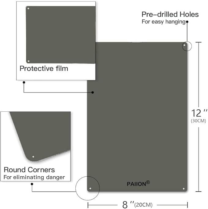 PAIION Salem Sanctuary For Wayward Cats Halloween Black Cat Halloween Decor Cat Lover Metal Signs Vintage Poster Home Bedroom Wall Art Gift 8x12 Inches