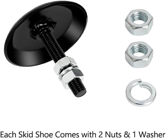 YIAOSUA 2 Pack 2877245 Snow Plow Blade Heavy Duty Skid Shoes Fits Polaris Ranger Razor Sportsman Magnum ATV UTV 2873423