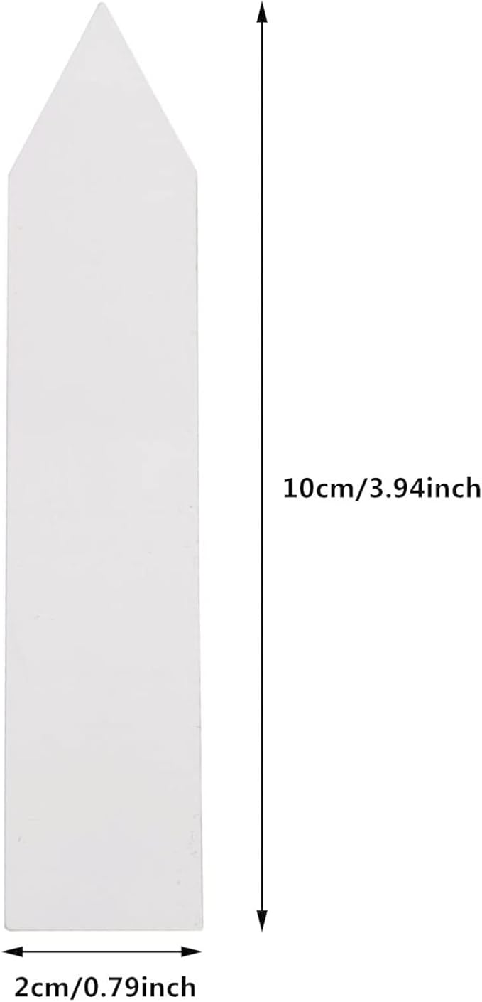 YaeCCC 1000 Pcs 4 Inches Plant Labels Plastic Plant Tags Nursery Garden Labels Pot Marker Garden Stake Tags for Fruit Trees, Flowers, Shrubs, etc