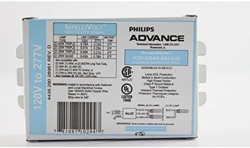 Smartmate ICF2S42M2LD Electronic CFL Ballast, 2 x 42W