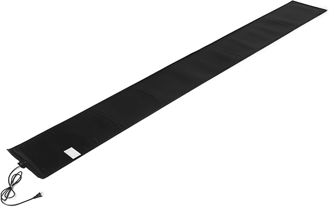 Baquler 1 Piece 6 ft Snow and Ice Melting Mats Roof and Valley Heater Ice Dam Prevention Heated Outdoor Mats Electric Snow Melting Mats for Winter Snow Removal