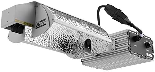 UltraGrow – 1000W eFlex HID DE Grow System, Dimmable Ballast, Controller Port with HPS 1000W Bulb for Indoor Growing