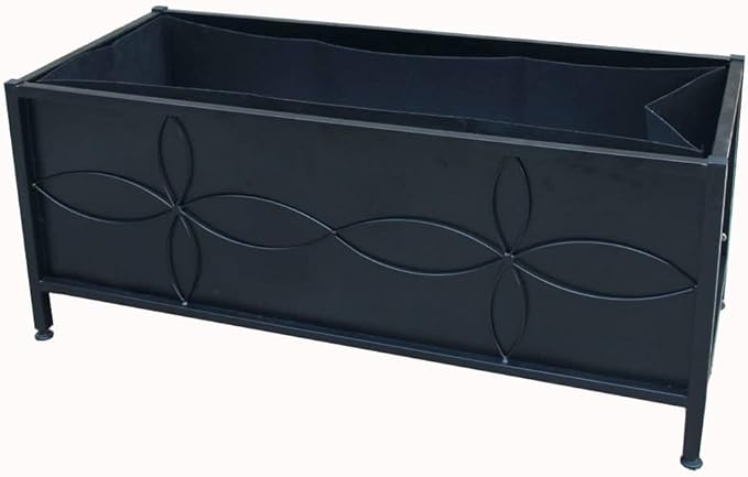 Zhongma Sturdy Raised Garden Bed with Inner Fabric Liners for Vegetables Flower, Planter Box for Backyard Patio Balcony. Inner Size: 33.85x14.17x11 inch
