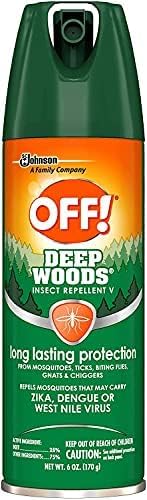 OFF! Deep Woods Insect Repellant Spray, 6 Ounce (Pack of 12)