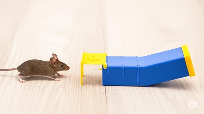 2 Pieces Matani GraviTrap Humane Mouse Trap | Catch and Release Mouse Traps That Work | Mice Trap No Kill for mice | Outdoor Mousetrap Catcher | Innovative Gravity-Operated Design