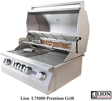 Lion Premium Grills 32-Inch Liquid Propane Grill L75000 with Exclusive Best of Backyard Gourmet Package