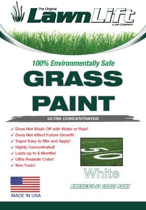 Lawnlift Ultra Concentrated (White) Grass Paint 64oz. = 1.5 Gallons of usable Product.