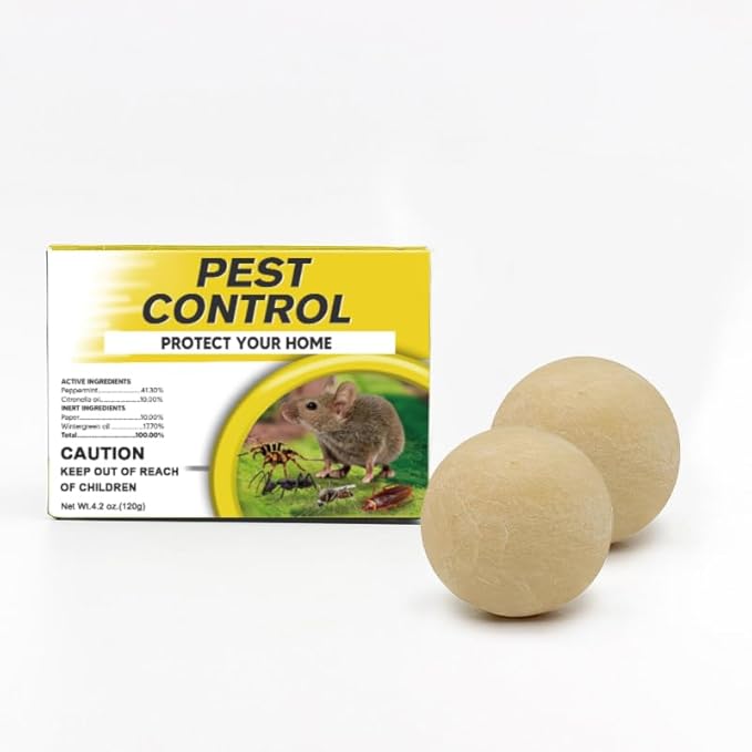 Pest Control, Mice Repellent Indoor, Rat Repellent, Mouse Repellent Outdoor, Long-Lasting Rodent Repellent Indoor, Repel Mice, Mouse, Rats, Ants, Roaches, Spiders, Moths & Other Pests-8P