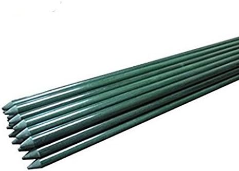 20 Pack, 16/5 Inch Dia, Ecofriendly Plant Stakes, Garden Stakes, Green (5/16 ')