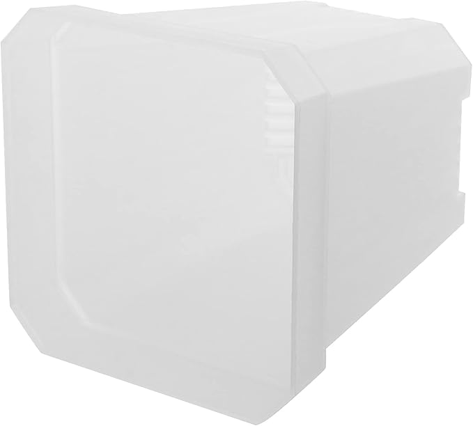 JOIKIT 120 Pack 3 Inch Clear Square Nursery Pot, Plastic Square Plant Pot with Drainage Hole, Transplant Seedling Nursery Planter for Indoor, Outdoor, Garden, Office, Balcony