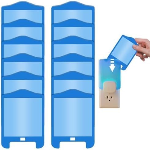 ZVVN 12 Pack Refill Cartridges Kit for Plug-in Blue Light, for Stem Light, Replacement Glue Cards (12 Pack)