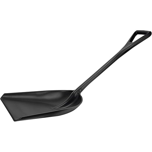 SPARTA 41077EC03 Plastic Sanitary Shovel, Food Safe Plastic Shovel For Commerical Kitchens, 14 Inches, Black