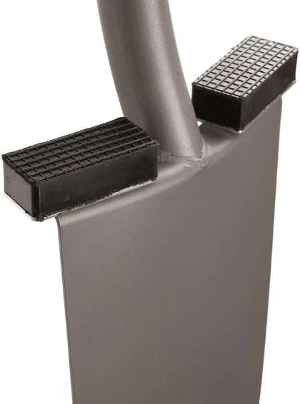 Gemplers Long Handle All-Steel Spade, Self-Sharpening Blade, Two Cushioned Footpads, 63" L
