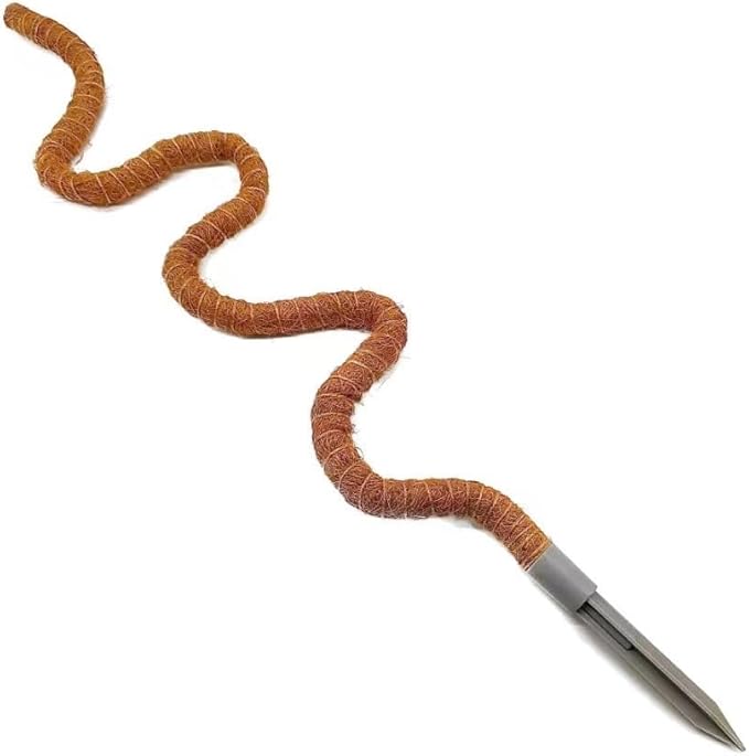 LEMGUBKP 55 Inch Moss Pole, Bendable Moss Pole for Plants Monstera, Moss Poles for Climbing Plants Indoor, Coir Plant Pole Sticks Support Stakes for Potted Plant