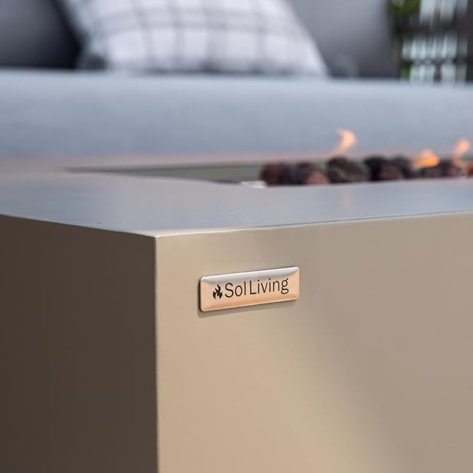 Westwood 50” Propane Fire Pit Smokeless Firepit Converts to Outdoor Gas Fire Pit for Outside Patio Firepit Table Includes Windscreen Rain & Tank Cover Lava Rocks Lid CSA Certified