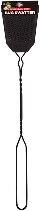 Enoz Extra Heavy Duty Fly Bug Swatter Super Strong Steel Handle Precision Manufactured Rubber Flapper