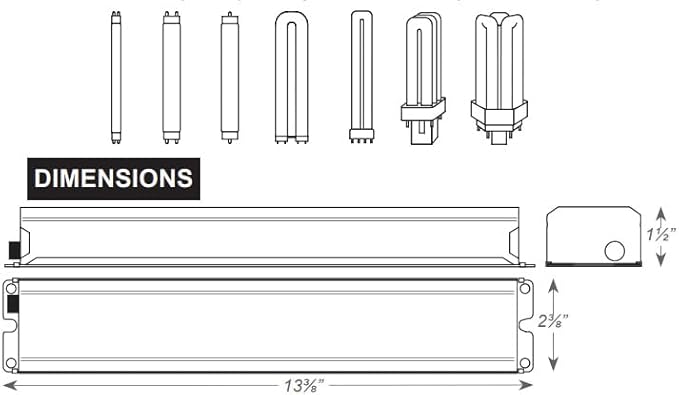 Replacement for Sure-Lites Fbp-2-40h Ballast by Technical Precision - 90 Minute Emergency Ballast, T8-T12-1 Pack