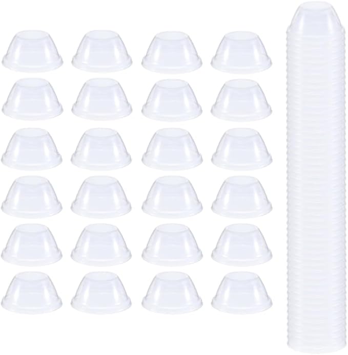 50 Pcs Grow Domes, 4.7 cm (1.85 inch) Outer Diameter, Replacement Humidity Domes for Plant Starters, Hydroponic Cups, Seed Starting Kits, Greenhouse, Growing Baskets, and Hydroponic Systems - Transpar