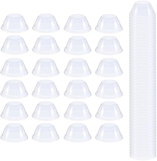 50 Pcs Grow Domes, 4.7 cm (1.85 inch) Outer Diameter, Replacement Humidity Domes for Plant Starters, Hydroponic Cups, Seed Starting Kits, Greenhouse, Growing Baskets, and Hydroponic Systems - Transpar