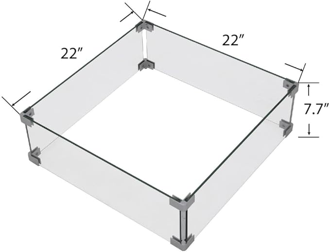 Ashton 36” Propane Fire Pit Smokeless Firepit Converts to Outdoor Gas Fire Pit for Outside Patio Firepit Table Includes Windscreen Rain & Tank Cover Lava Rocks Lid CSA Certified