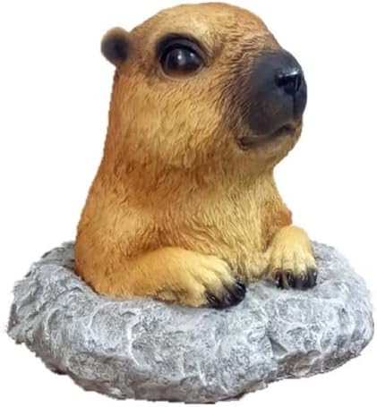 Garden Decoration Cute Groundhog Gift Yard Home Decor Animal Statue Outdoor Décor for Lawn Patio Balcony & Courtyard