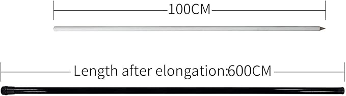 Bird Hawk Flying Kite with Pole Crops Farm Protector Bird Scarer Flying ONLY 6M Pole Without Kite