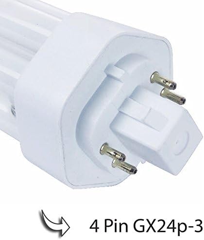Circle (6 Pack PLT-26W 827, 4 Pin GX24q-3, 26 Watt Triple Tube, Compact Fluorescent Light Bulb. 2700K Warm White, 6 Count.