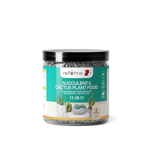 rePotme Slow Release Succulent & Cactus Food | Feed ME! Time Release Fertilizer (11-10-11) | Feed Your Plants Automatically, Apply Once Every 6 Months