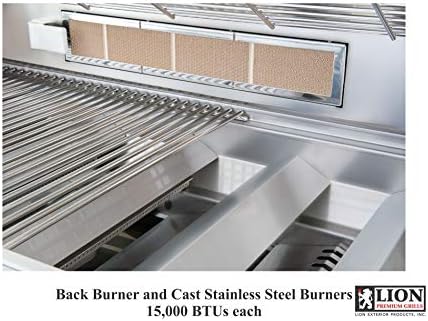 Lion Premium Grills 32-Inch Liquid Propane Grill L75000 with Exclusive Best of Backyard Gourmet Package