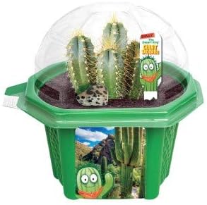 Toys by Nature Character Micro Dome Plant Terrarium Kit, Complete Supplies Includes Everything Needed to Grow Indoor Terrariums (Sully The Desert King Giant Saguaro)