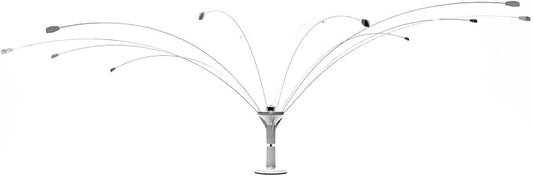 Bird B Gone - Bird Spider 360 Repellent - Deters Seagulls and Other Birds from Landing - Durable Weatherproof Design - for Boats, Docks, Roofs, Etc - Easy Installation - with PVC Base - 4ft