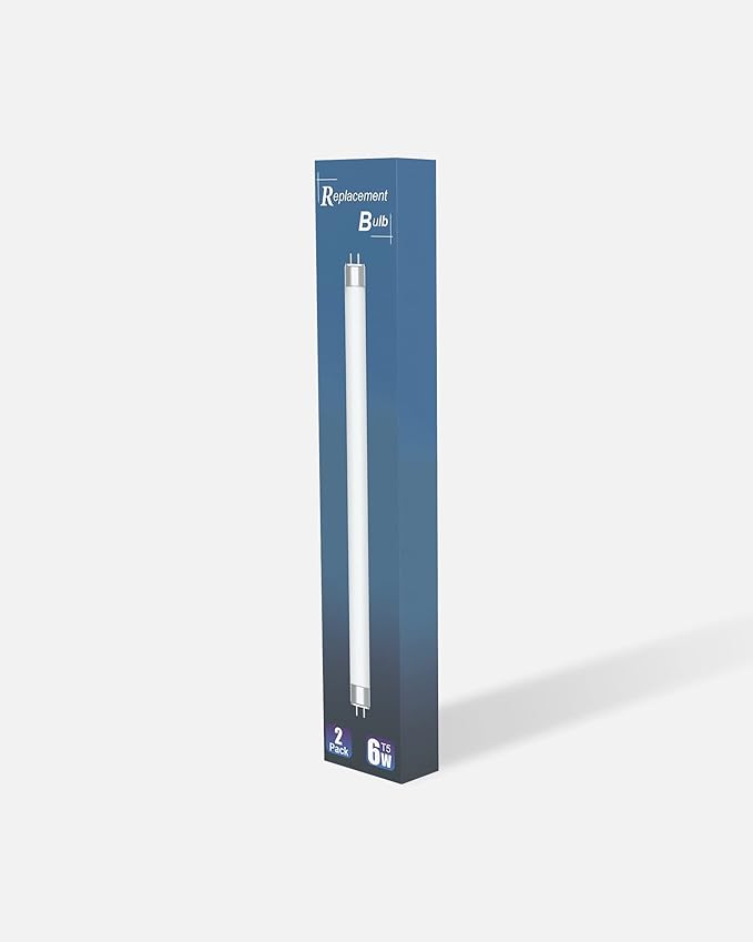 Dichroma 2 Pack Bug Zapper Replacement Light Bulb 10W for 20W Indoor Bug Zapper, BL T8 F10W Light Tube Compatible with Aspectek, Liba and other 20W Mosquito Zapper Lamp