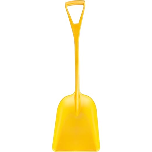 SPARTA 41077EC04 Plastic Sanitary Shovel, Food Safe Plastic Shovel For Commerical Kitchens, 14 Inches, Yellow, (Pack of 3)
