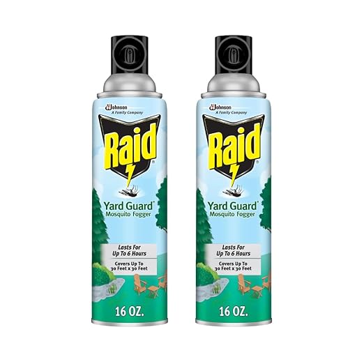 Raid Yard Guard Mosquito Fogger 16 Ounce (Pack of 2)
