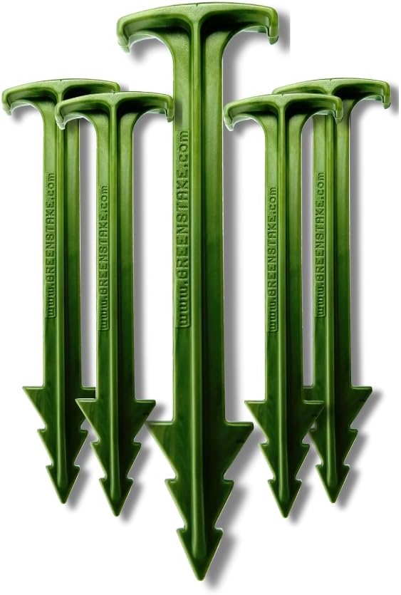 4-Inch Biodegradable Stakes, Pack of 500 - Superior Holding Power Stakes, Sod Staples for Weed Fabric, Eco-Friendly Garden Support Pegs & Fabric Pins, Netting,Turf, Landscaping and Gardening