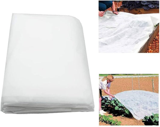 Alpurple Winter Plant Covers Freeze Protection - 19.6 x 6.5 Feet Warm Rectangle Plant Protection Cover, Frost Cloth Blanket Protecting Fruit Tree Potted Plants from Freezing Animals Eating