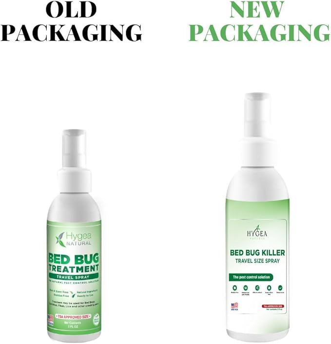 Lice, Mite, and Bed Bug Natural Travel Spray - TSA Approved size – Child & Pet Friendly – Immediate results – Stain & Odor Free, For Hotels, Suitcase, Backpack, Shoes, Bed Bug Spray(3oz)