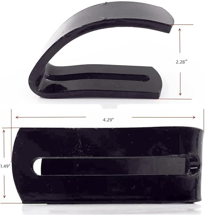 Replacement GXH24690 Front Blade/Snowplow Adjustable Skid Shoes for 46" Blade on 100 Series Mowers Compatible with John Deere Tractor Snow Blower Murray Skid Shoe Set （2 Pack）