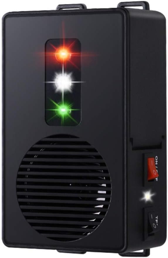 Rodent Repellent for Cars Battery Operated Ultrasonic Mice and Rat Deterrent with LED Flashlights, Wireless Under Hood Animal Repeller Pest Control Device for RV, Truck, and Vehicle Engine Protection