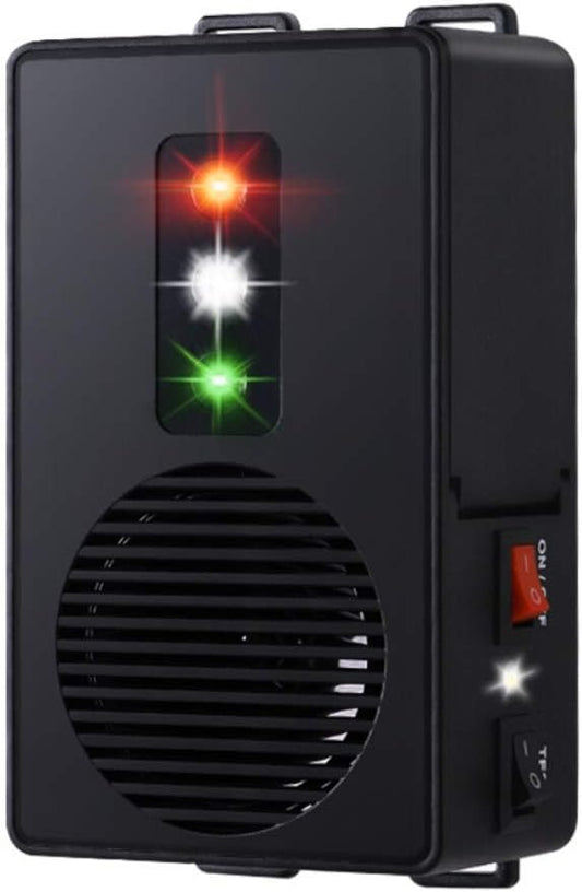 Rodent Repellent for Cars Battery Operated Ultrasonic Mice and Rat Deterrent with LED Flashlights, Wireless Under Hood Animal Repeller Pest Control Device for RV, Truck, and Vehicle Engine Protection