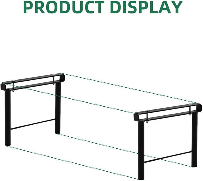 2PC Extra leg extensions, Replacement Parts for Metal Plant Stand (Short Leg Replacement Part Ebony)